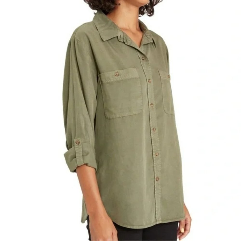 Social Standard By Sanctuary Tencel Boyfriend Shirt